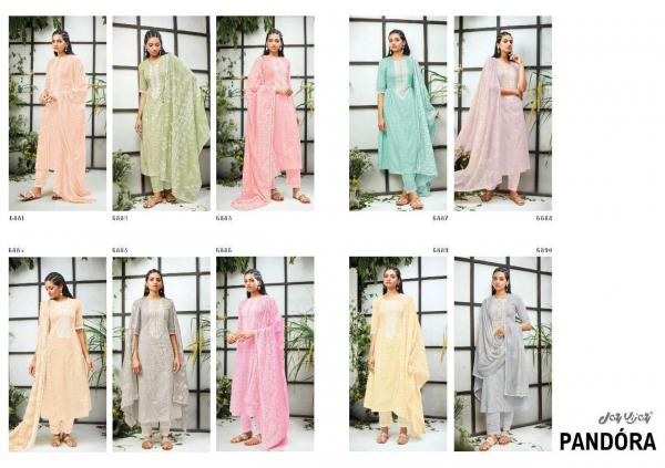 Jay Vijay Pandora Cotton Designer Dress Material Collection